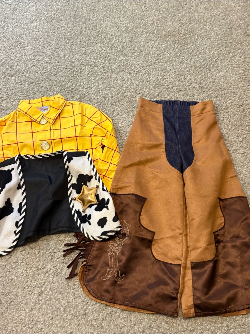 Disney Woody Costume Sz 4 Halloween World Land Cruise Toy Story Sheriff